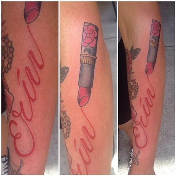 cute lipstick tattoos paperchasers ink urban tattoo magazine