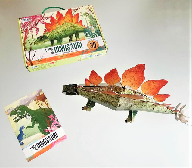 L’era dei dinosauri. Lo stegosauro 3D modellino
