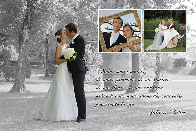 catholique ceremonie mariage remerciement