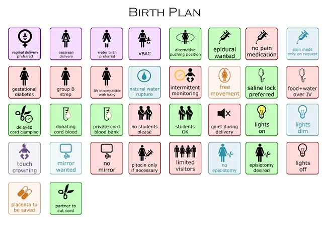will anyone even read my birth plan nj birth doula birth plan sheet