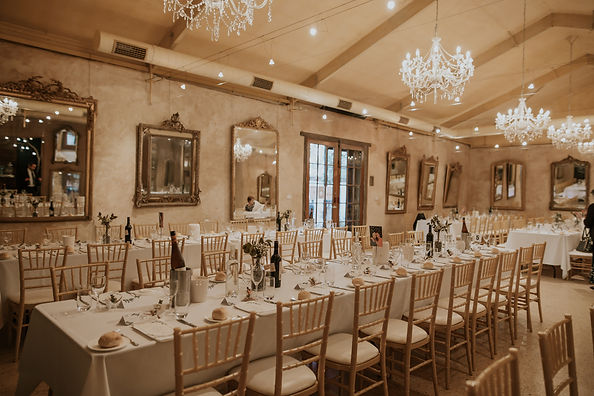 Wedding Reception in "The Barn" at Al Ru Farm Adelaide South Australia