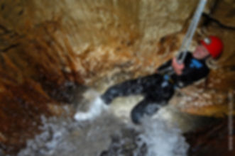 Abseiling at Waitomo