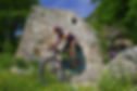 Cycling or mountain bike in brela, croatia