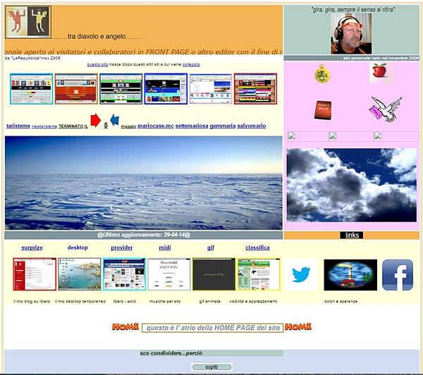 HOME PAGE SITO PERSONALE MARIOCASE