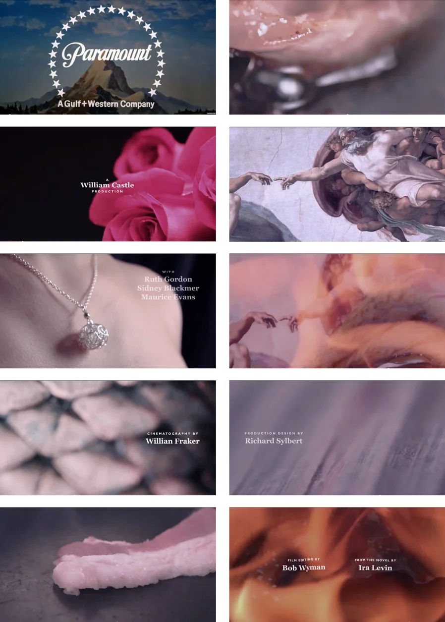 sharon liu s portfolio rosemary s baby opening title