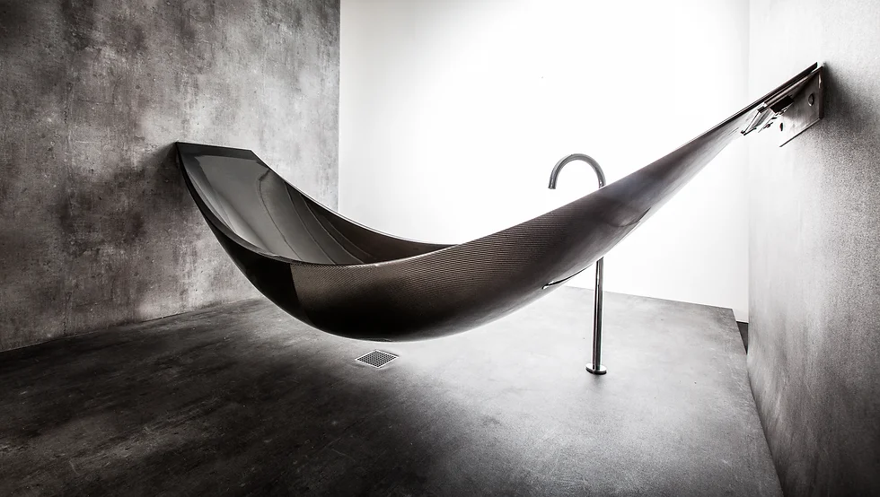 Carbon Fibre Hammock Bath SplinterWorks Splinter Works Vessel Edition Bath - Carbon Fibre Hammock Bath SplinterWorks