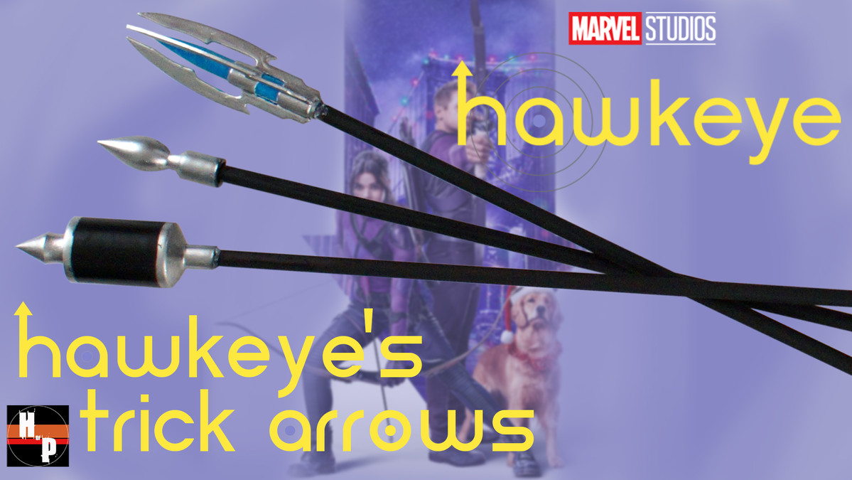 Haas of Props Hawkeye Trick Arrows 3D Printed HAWKEYE Arrow Tips