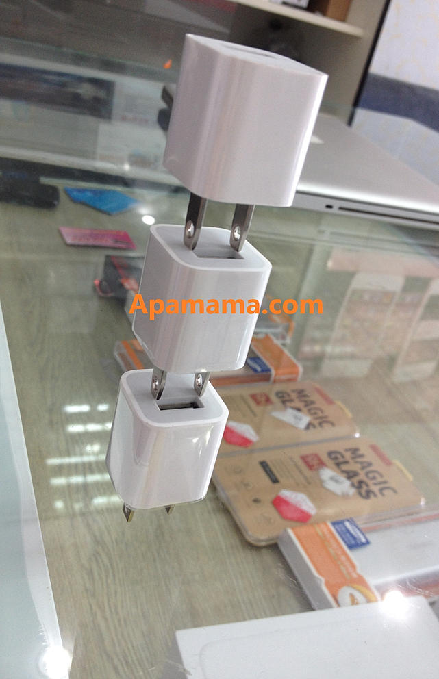 Cách Phân Biệt Củ Sạc 5w iPhone 5S/6/6 Plus Zin Chính Hãng Apple