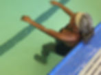 chair pose aqua yoga