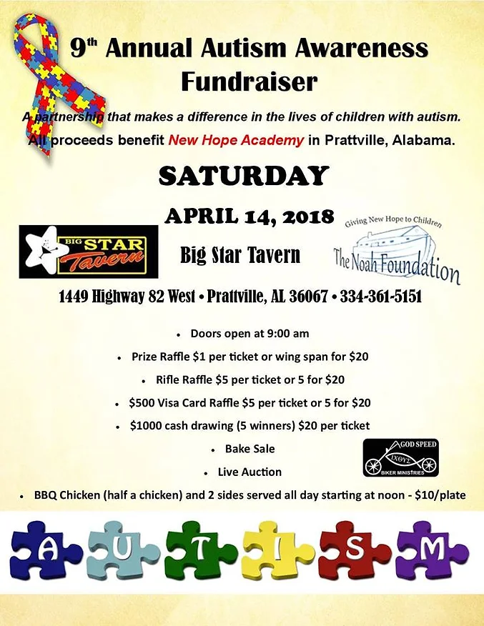 raffle items for fundraiser