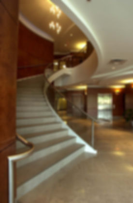 Gorgeous interior design and finishes enhnace the common areas and offices at America West Office Park. DE|SL LLC