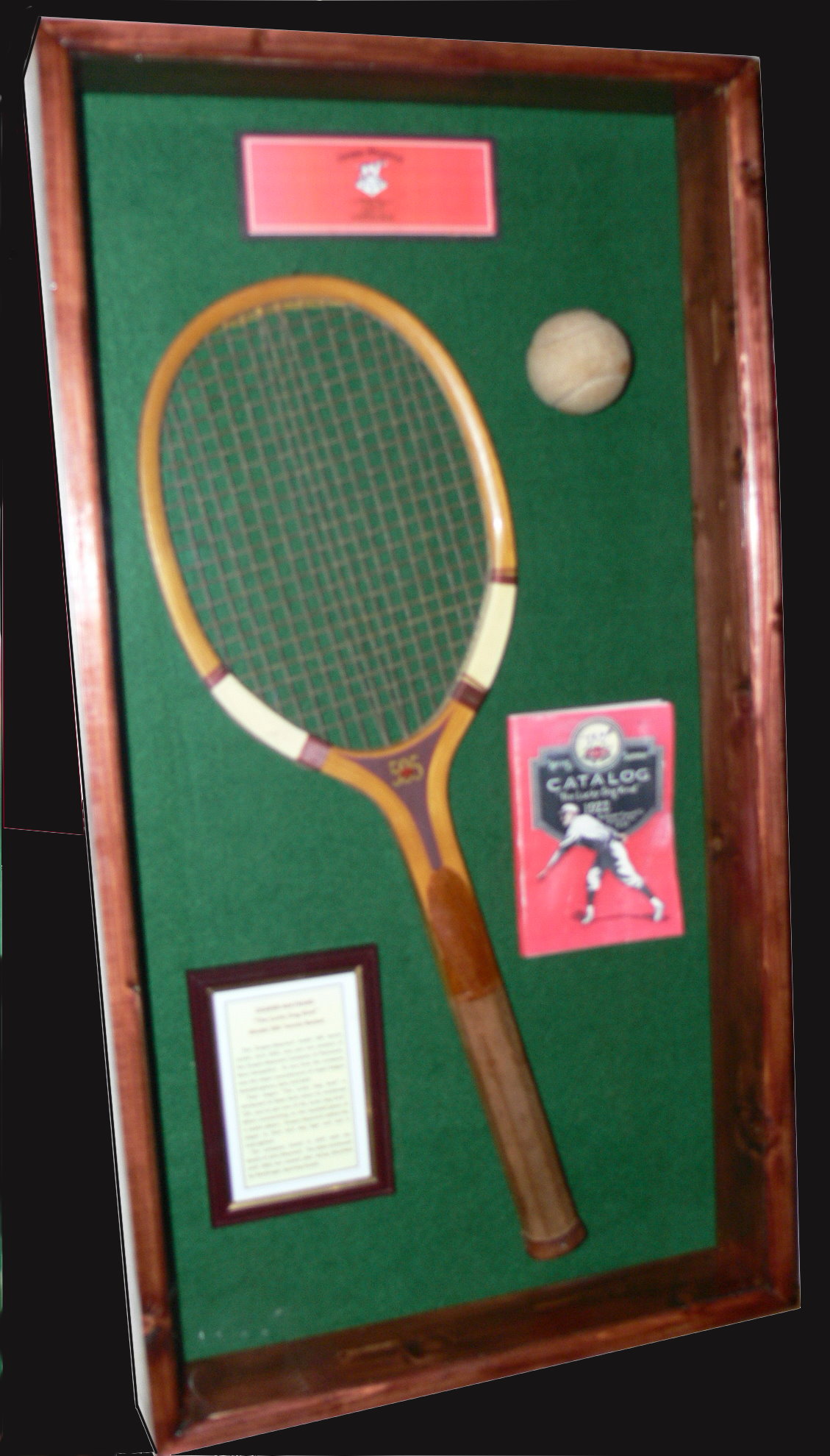 tennis, antique tennis rackets, tennis rackets, tennis collectables, s Racket Displays Page 1