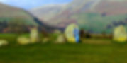 Laura Perry at Castlerigg stone circle, Cumbria, UK