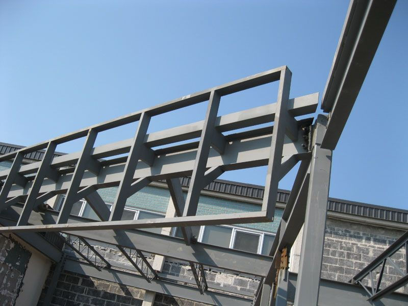 Bridge with grey paint