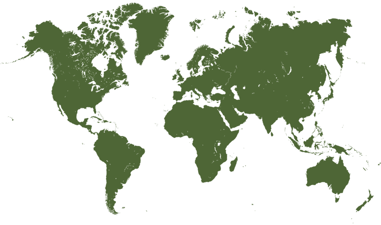 Green World Map
