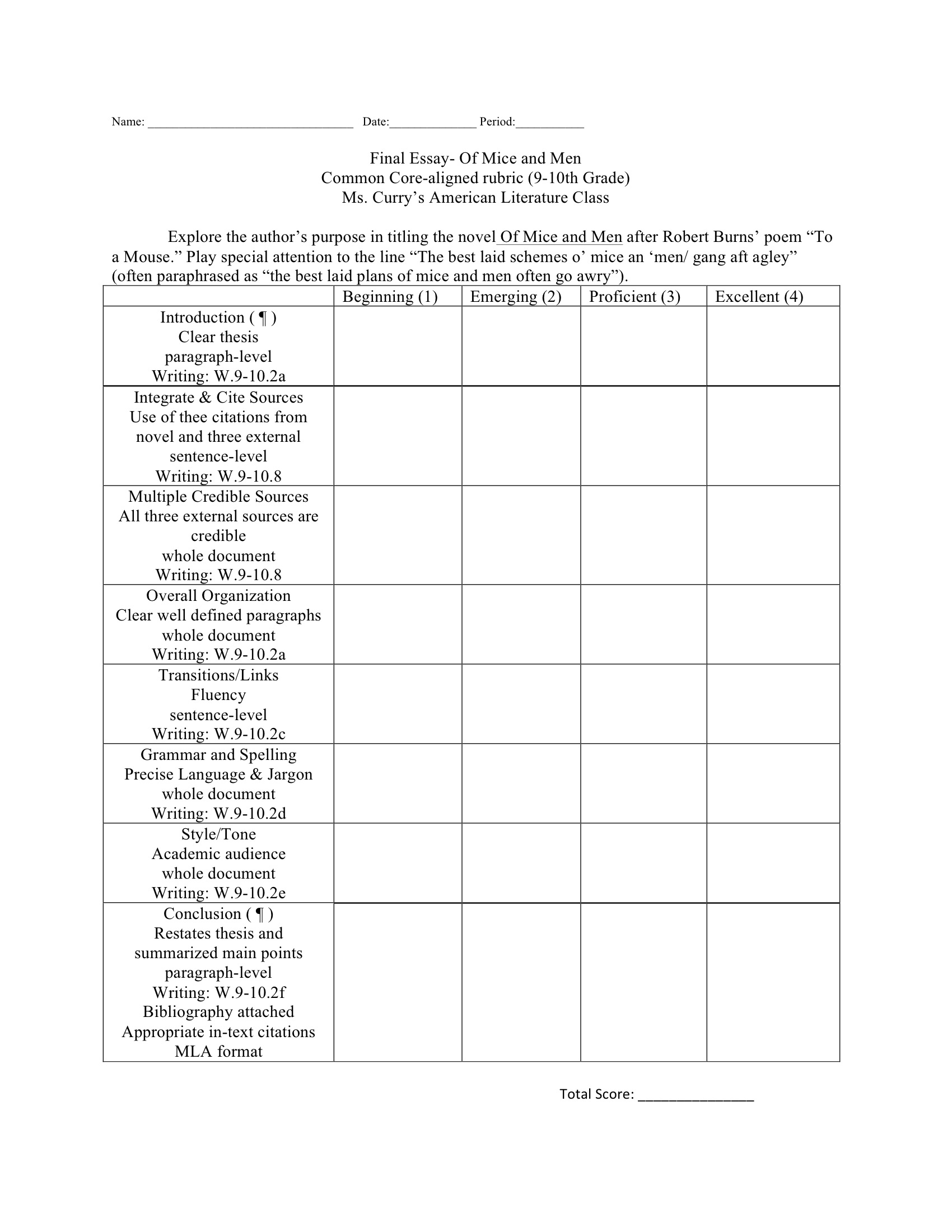 Critical Analysis Essay Example Paper Gender Equality Essay Paper also Compare Contrast Essay Examples High School Of Mice And Men Character Traits Essay Public Health Essay