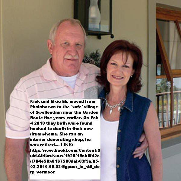 Els Nick and Elsie hacked to death Swellendam Garden Route Feb42010.jpg