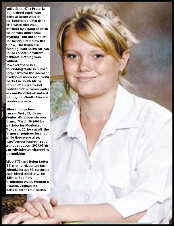 Smit Anika murdered hands chopped off raped Pretoria Mar112010.jpg