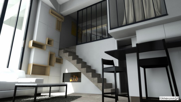 10 astuces créatives pour exploiter la place sous votre escalier ... Place Gain Escalier De Créatif