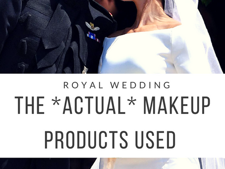 *皇家婚礼的Meghan Markle上使用的*实际*化妆产品