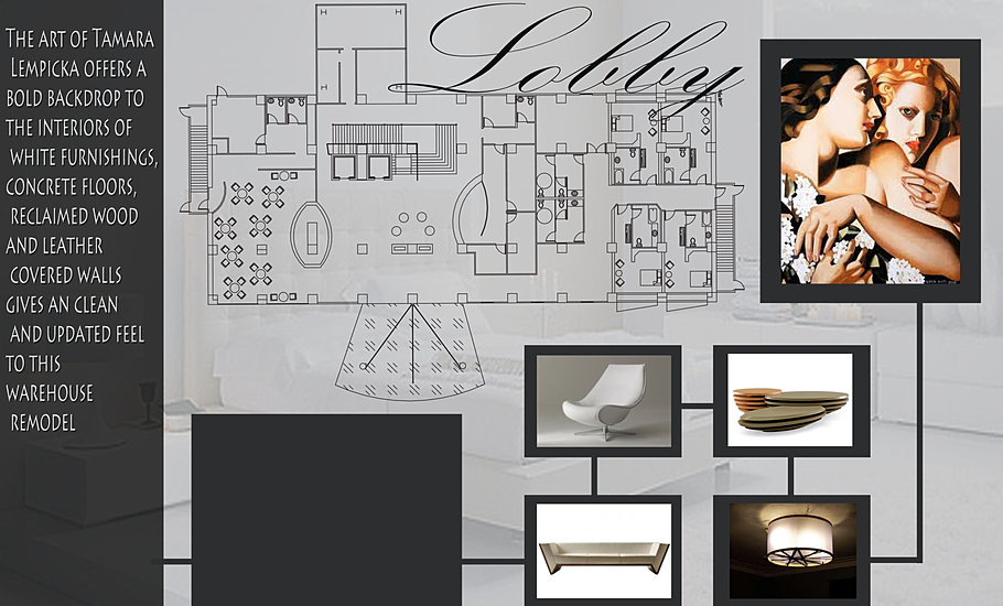 Interior Designer | Hotel Lobby Plan