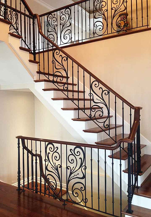 Spanish Ornamental railings staircases custom railings montreal