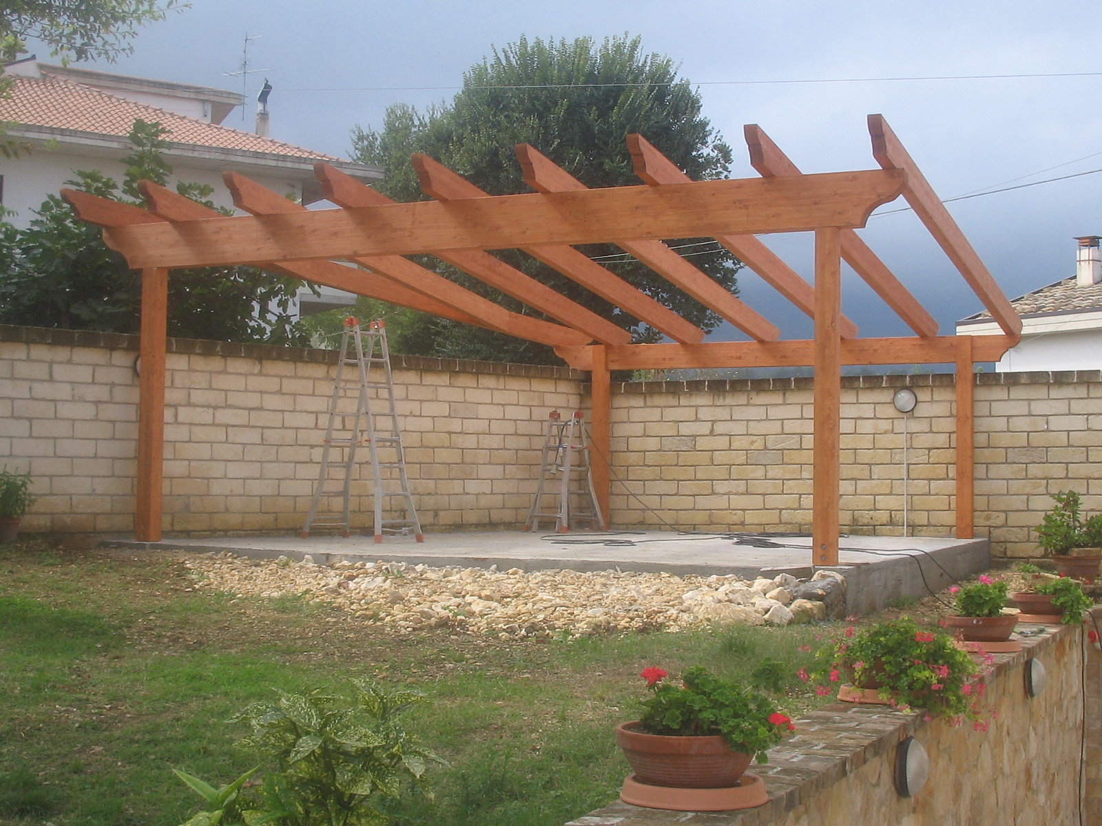 Strutture per esterno in legno lamellare in abruzzo chieti pescara