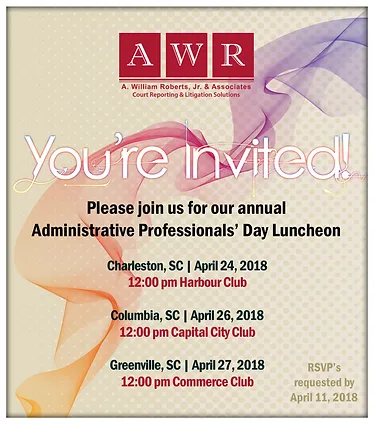 robertloughry gallery administrative professionals day invitation