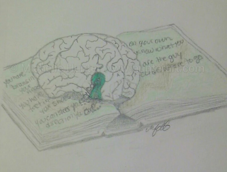 Brain Paintings By Michelle Hunter