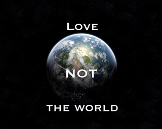 Image result for love not the world