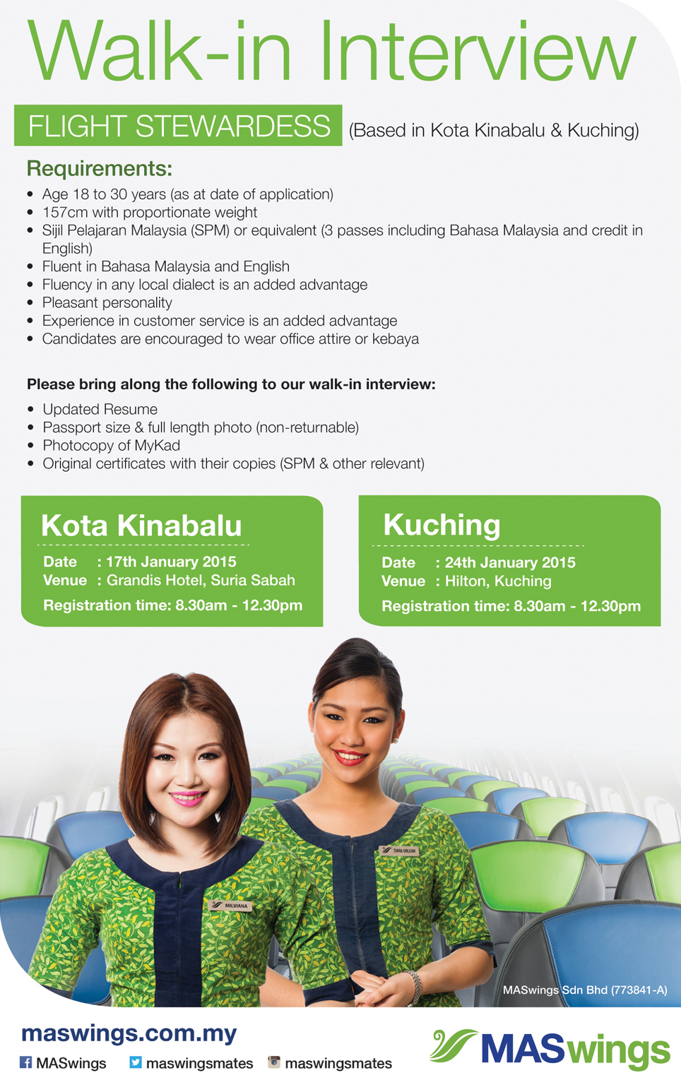 Stewardess Interview Fly Gosh Air Macau Cabin Crew Recruitment