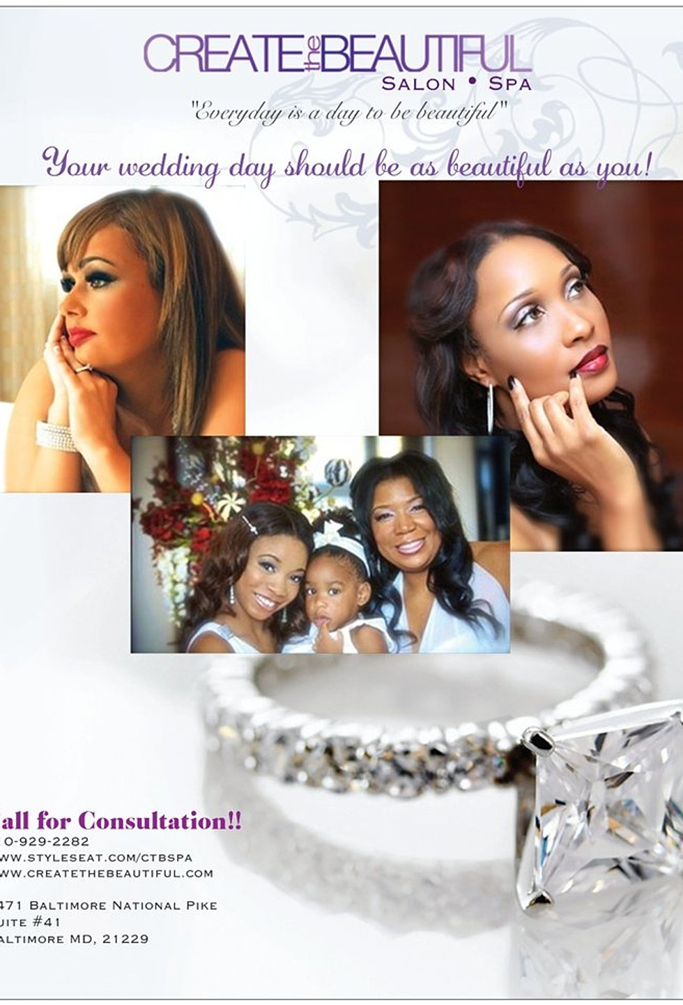 Baltimore wedding hair stylist