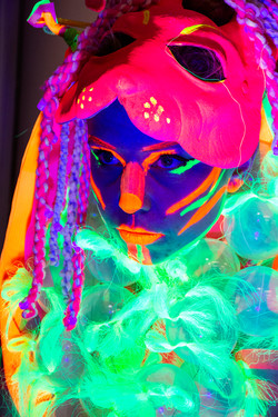 Gallery London Neon Naked Life Drawing Class