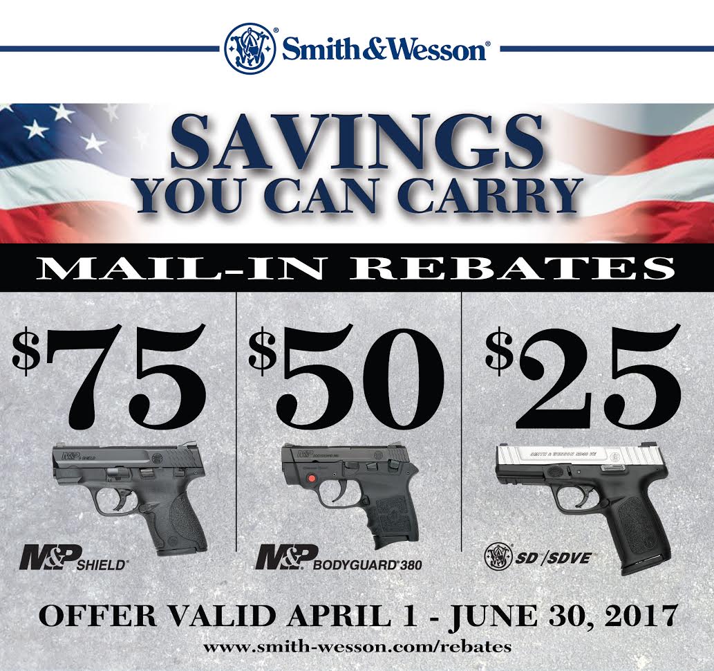 smith wesson concealed carry guns rebate nexus shooting south smith and wesson 2018 rebate flyer