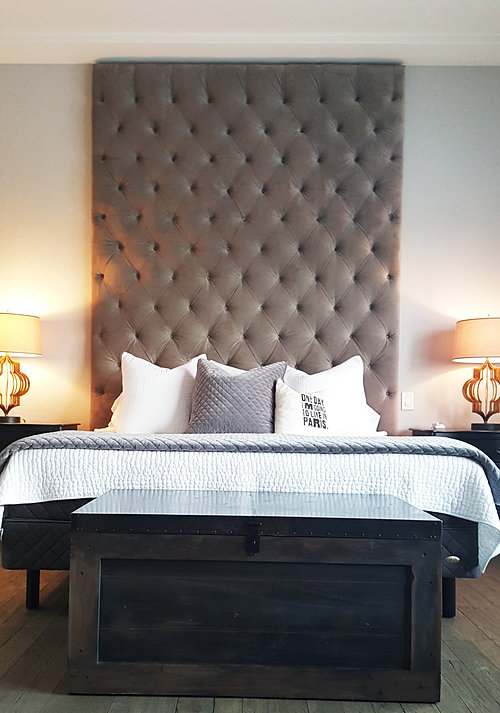 Deep Button Tufted Wall Panel