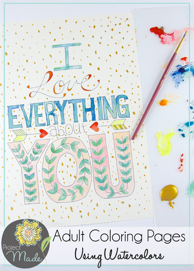 Project Made Turn Coloring Book Pages Into Watercolor Works