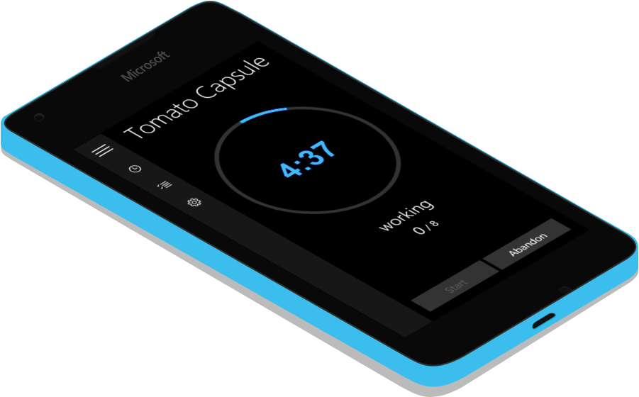 TomatoCapsule - Pomodoro Timer with an Activity Log TomatoCapsule - Pomodoro Timer with an Activity Log