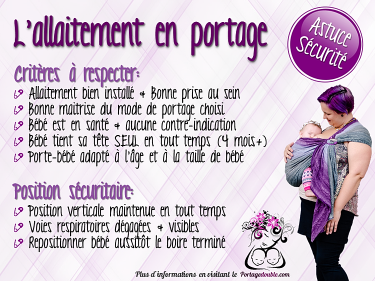 echarpe de portage et allaitement,echarpe de portage pour bebe