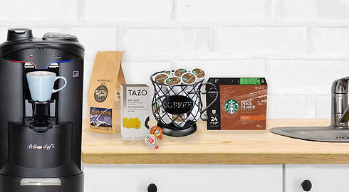 Yukon Spring Water makes the BEST hot beverages, most notably those paired with beans from every Yukoner’s favourite coffee roastery! We’re delighted to offer an array of BREAKROOM SUPPLIES, including our two signature coffees, Pay Dirt and Java Rush, available by delivery with your water order.