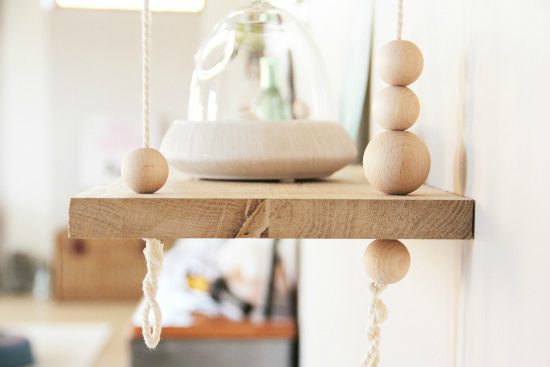 Balancoire Bois Interieur : DIY : une ?tag?re balan?oire tr?s scandinave LE SENS INVERSE, l Balancoire Bois Interieur : DIY : une ?tag?re balan?oire tr?s scandinave LE SENS INVERSE, l