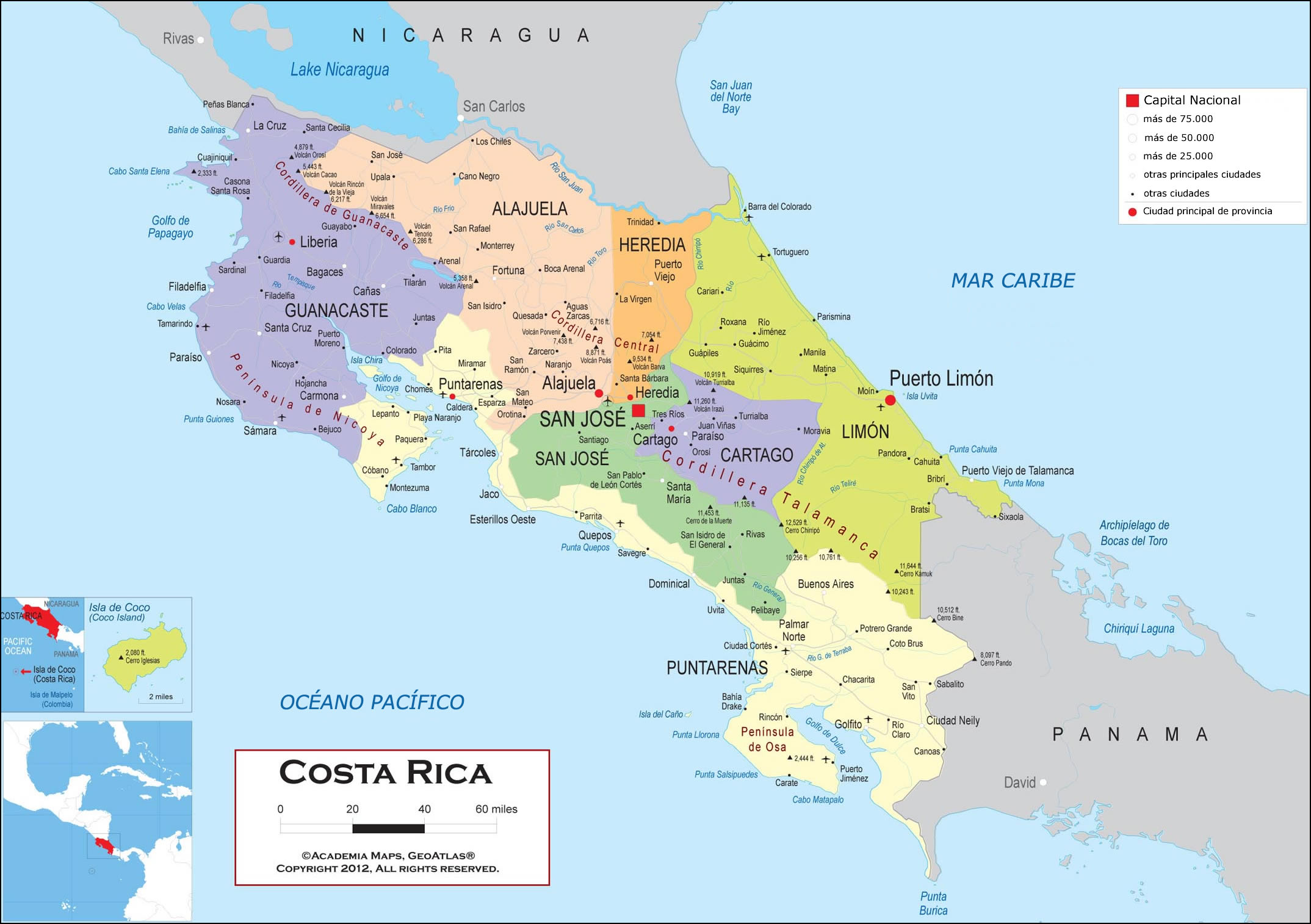 Geografía Costa Rica | travel-blog-es