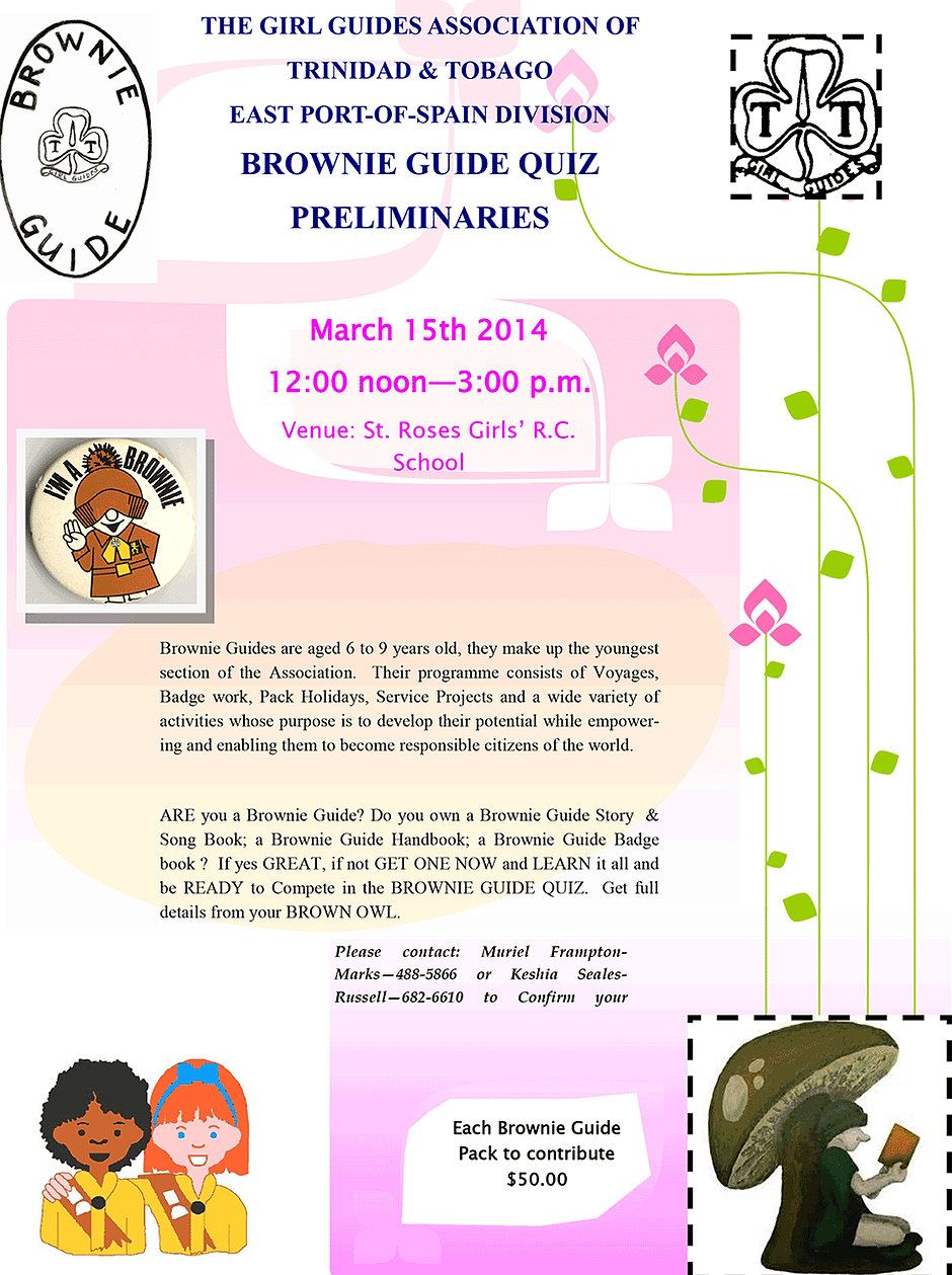 Girl Guides Association of Trinidad and Tobago Brownie Quiz 2014