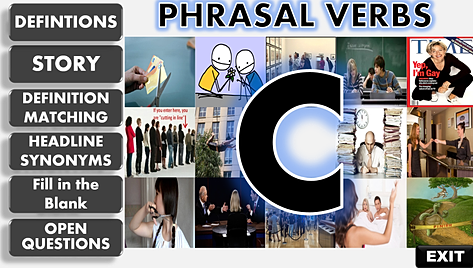 phrasal verbs, vocabulary