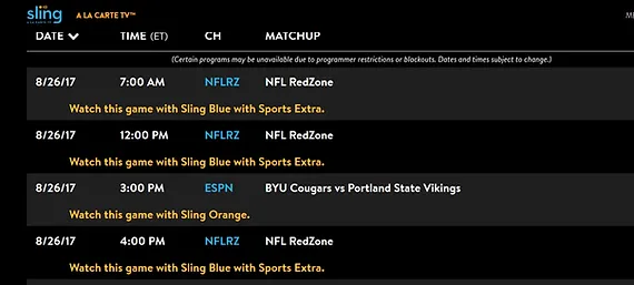 Gamefinder Feature Helps You Watch College Football And Nfl On