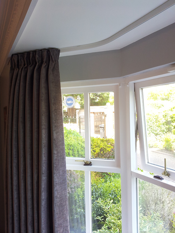 Ceiling Brackets For Curtain Rods Bay Window Curtain Ideas Ceiling Brackets For Curtain Rods Bay Window Curtain Ideas