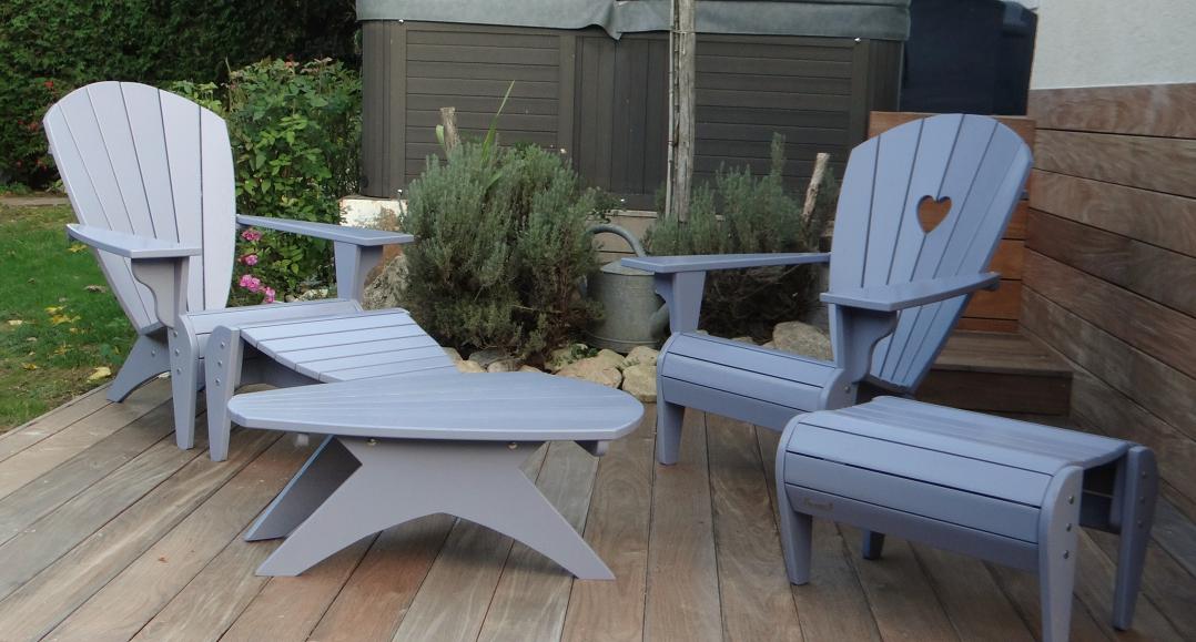 Un salon de jardin Adirondack Verneuil livré dans le Poitou... | Le ... Un salon de jardin Adirondack Verneuil livré dans le Poitou... | Le ...