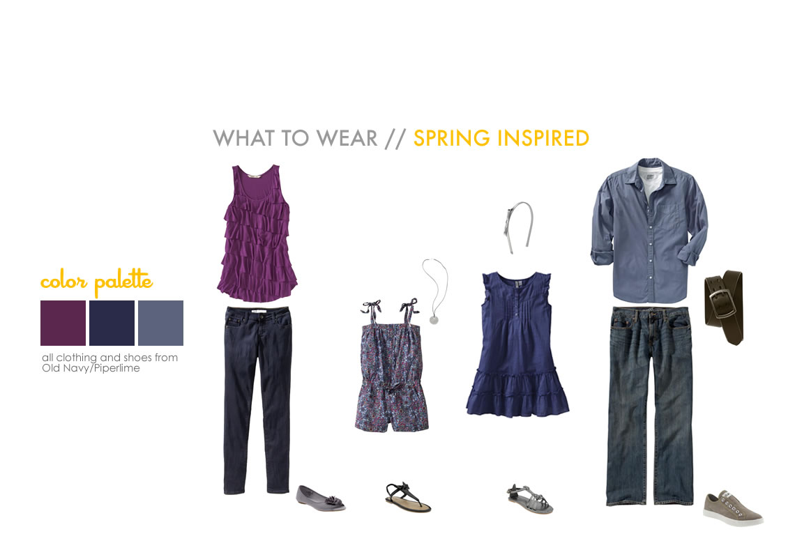 How to dress for spring family pictures How to dress for spring family pictures