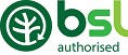 bsl logo green authorised
