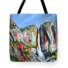 Yosemite Falls tote bag