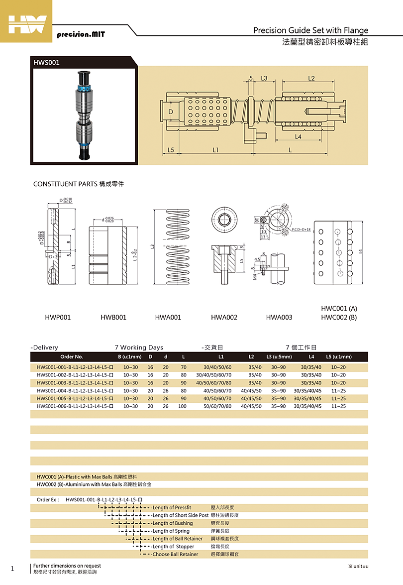 組件 , SET , 模具配件 , MOLD COMPONENT